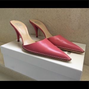 [PINK VERSACE HEELS] Great condition! (Size 10)